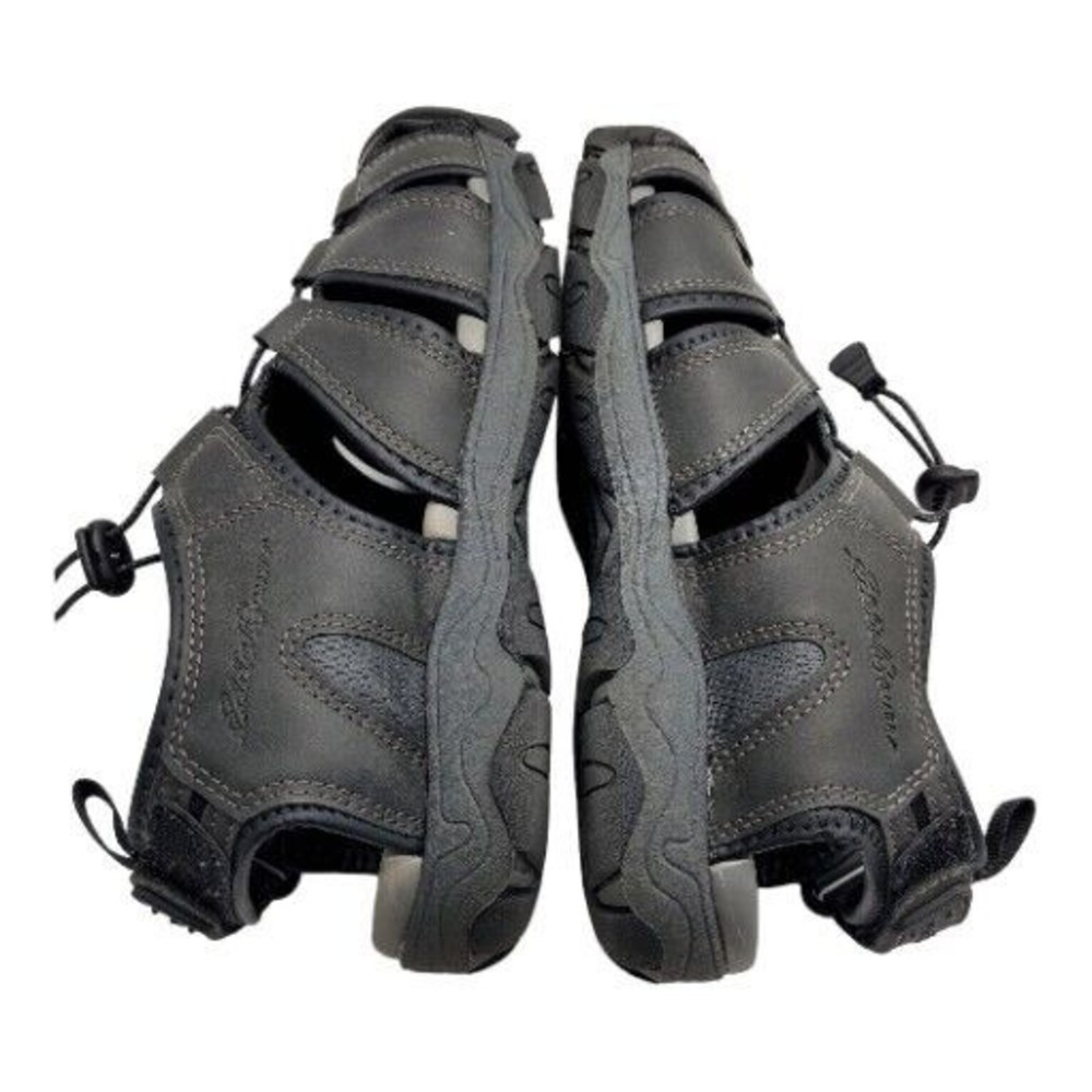 Eddie Bauer Men's 9M Meridian Bump Toe Sandal Black River Float Trip Water Shoe - Picture 7 of 12